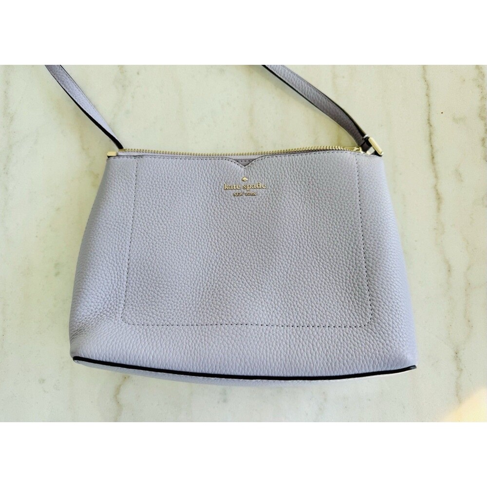 Kate Spade Harlow Crossbody Handbag Frozen Lilac Purple WKR00058 New NWOT